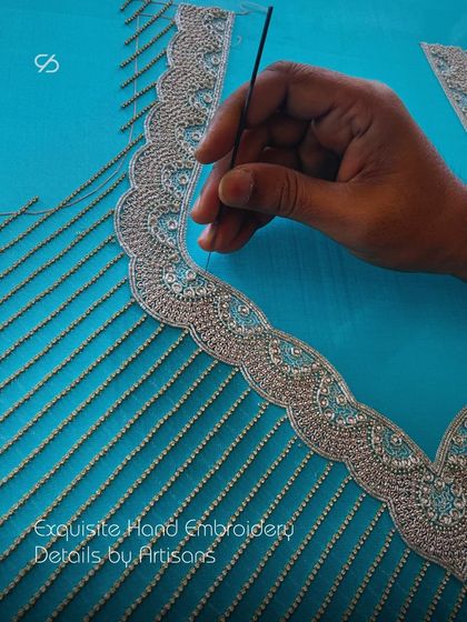 Sudha Reddy - Custom Bridal Couture Signature Embroidered Blouses photo 8