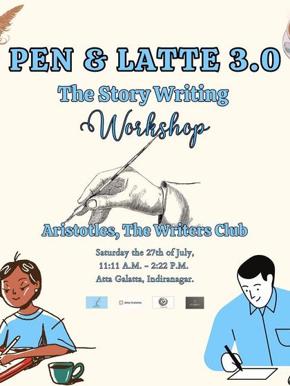 'Pen & Latte 3.0', another edition of our story writing workshop. We provide a platform for writers to connect with a vibrant community and hone their craft.