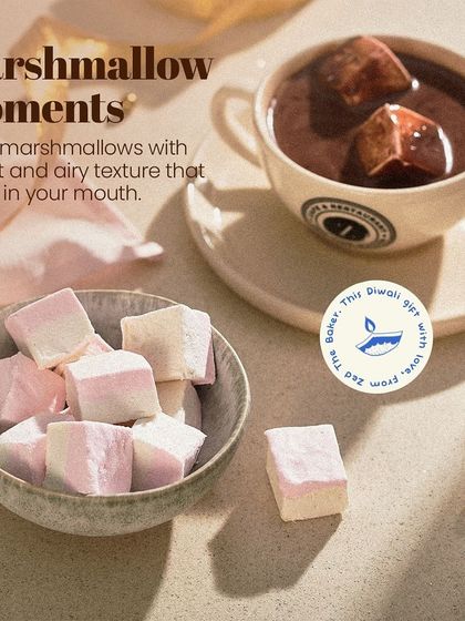 For special occasions like Diwali, I create sweet treats like these fluffy, colorful Marshmallow Moments and crunchy Peanut Butter Clusters.