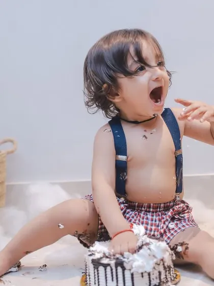 Let them eat cake! A first birthday is a milestone full of pure, messy joy, and our cake smash sessions are all about capturing the wild, wonderful expressions that come with it.