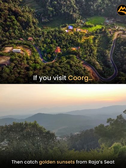Catching a golden sunset from Raja's Seat in Coorg is a must. I plan your day to make sure you don't miss these beautiful moments.