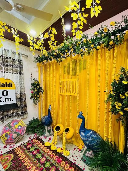 Nirvana Event and Decor - Social & Private Event Decoration Vibrant Haldi & Mehendi Setups photo 8