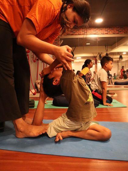 Shashi Prabha Dwivedi - Inclusive Kids Yoga Classes (In-Studio) Building Strength & Confidence: Advanced Poses photo 19