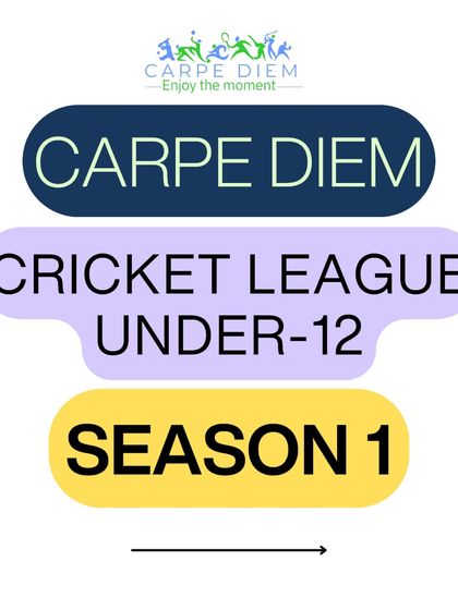 This is the official banner for our Under-12 Cricket League, Season 1. It represents a new opportunity for young players to experience professional-level competition.