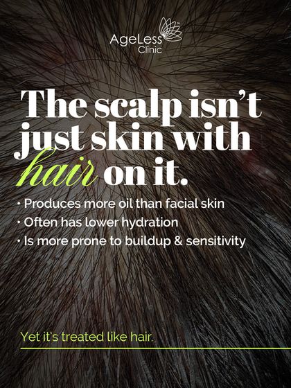 The skin on your scalp is unique and requires specialized care. It produces more oil, has lower hydration, and is more prone to buildup than facial skin. This is why treating it like hair with just shampoo is often not enough to maintain its health.