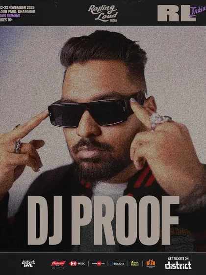 My official poster for the debut of Rolling Loud in India. Sharing the stage with my favorite hip hop artists at the world's largest hip hop festival was a milestone.