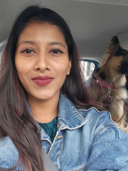 This was Spartan's first ride in his new car! I bought it specifically for our adventures. I can give you all the tips for getting your dog comfortable and happy with car travel.