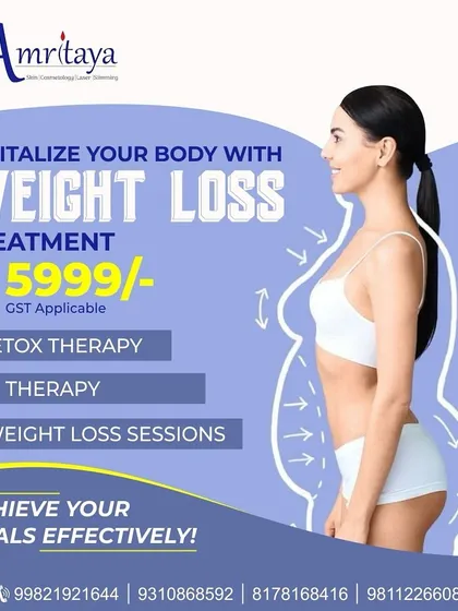 For those looking for a complete transformation, I've designed this Weight Loss Therapy package. It combines 10 weight loss sessions with detox and RF skin tightening therapies to give you a comprehensive and effective result.