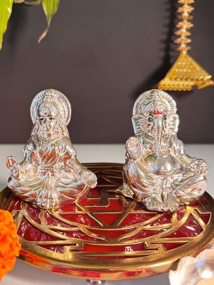 The Divine Court: Ram Darbar & Lakshmi-Ganesh Sets photo 6