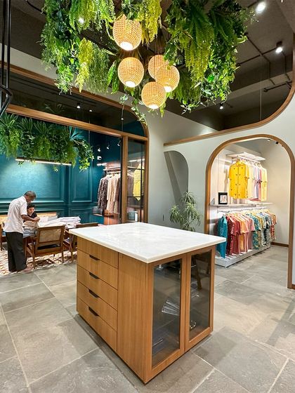 Another view of our studio, where we combine traditional craftsmanship with a modern, tranquil environment.