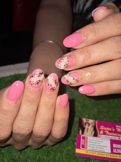 A lovely pink set with gold foil accents for a touch of texture and shine.