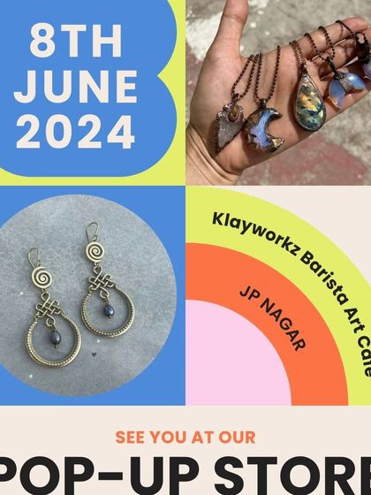 Showcasing the beautiful, handcrafted jewelry available at one of our pop-up markets. You can find everything from wire-wrapped pendants to elegant earrings.