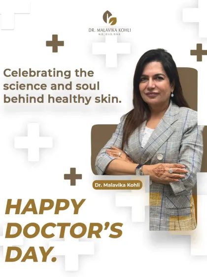 On Doctor's Day, I reflect on the privilege of helping people feel more confident in their own skin. I am grateful for this journey and for the trust every patient places in me and my team.