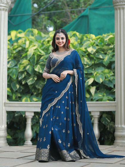 Designer Trends - Custom Bridal & Ethnic Couture Contemporary Lehengas & Sarees photo 16