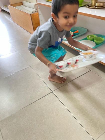 Siksha Montessori - Montessori Preschool & Kindergarten (Ages 2.5-6) Practical Life: Building Independence photo 46