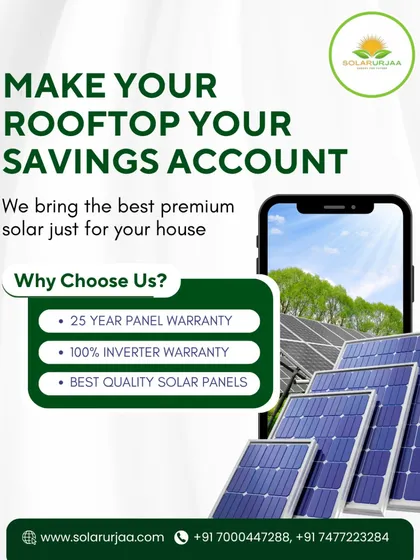 **Make your rooftop your savings account with the best premium solar.** Why choose me? Because I offer a 25-year panel warranty, a 100% inverter warranty, and only use the best quality solar panels available on the market.
