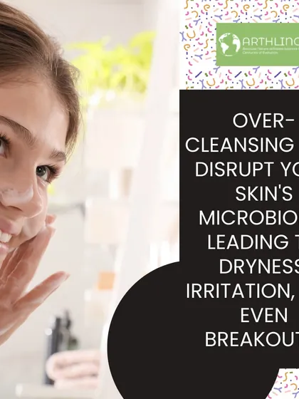 Did you know over-cleansing can disrupt your skin's microbiome? This can lead to dryness, irritation, and even breakouts. Gentleness is key.