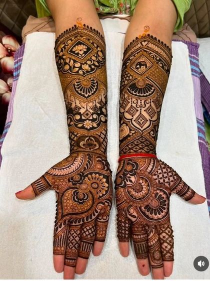 Kanha Mehandi - Bridal Mehndi Intricate Hand Designs photo 51