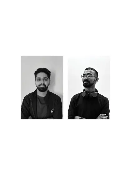 Meet Ar. Mohamed Nasrat, our talkative tornado and high-rise design expert, and Ar. Haris Viswanath, our gaming geek and Photoshop pro.