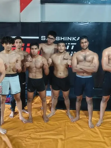 A lineup of our competitive fighters. Each one is a product of our "no shortcuts" training philosophy.