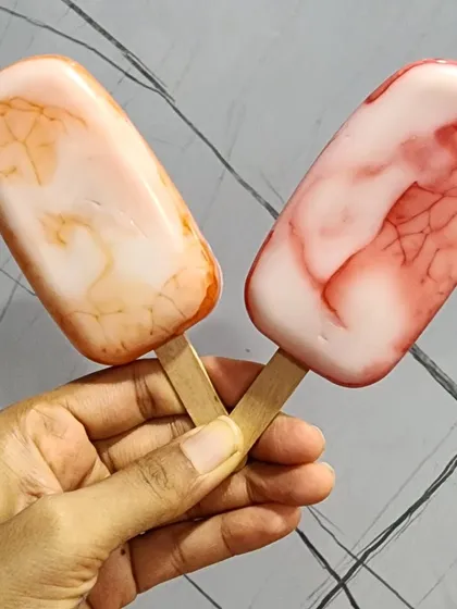 I believe skincare should be fun! These handmade Popsicle Soaps, available in orange and strawberry fragrances, are a perfect example. They are completely natural, free from harsh chemicals, and bring a little bit of joy to your daily cleansing routine.