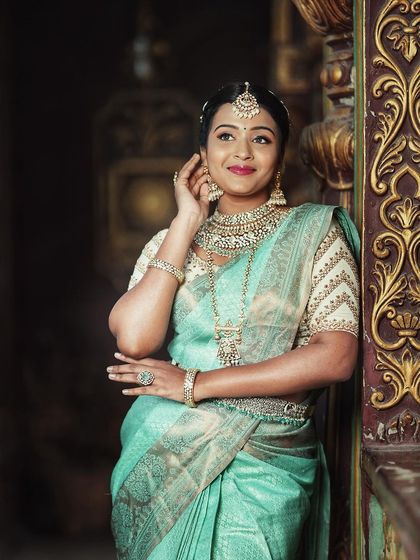 Designer Trends - Ethnic & Occasion Wear Rental Elegant Kanchi & Silk Sarees photo 17