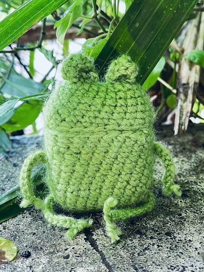 This little frog case is ready to hop into your pocket and keep your AirPods safe from scratches.