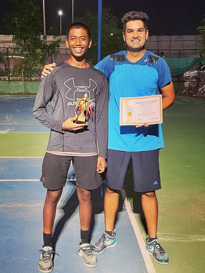 A great result for our young player Piyush Priyadarshi, who was the runner-up in the Men's Doubles category of the Raj Nagar Extension Tennis Championship. He also reached the semi-finals in singles, showing his all-around game.