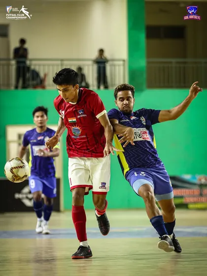 Battling for possession during the final. The intensity was high from the first minute to the last.