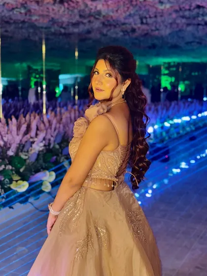 Our Sangeet and Cocktail collection is filled with glamorous gowns, sparkling lehengas, and modern Indo-Western outfits. Explore a range of colors and styles to find your perfect party look.