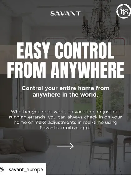 With a Savant system, you can control your entire home from anywhere in the world. The intuitive mobile app allows you to check in on security cameras, adjust lighting, or manage climate controls in real-time.
