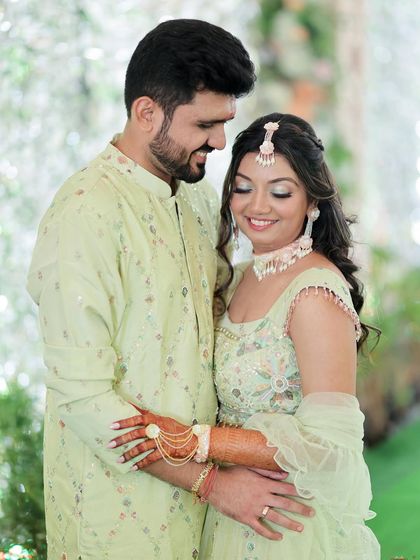 More beautiful moments from various pre-wedding ceremonies, showcasing a range of colorful and fresh looks.