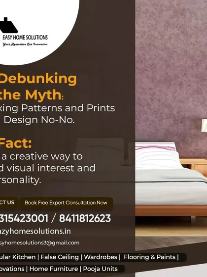 Myth Debunked: Mixing patterns and prints is not a design 'No-No'. When done correctly, it's a creative way to add personality and visual interest to your home.