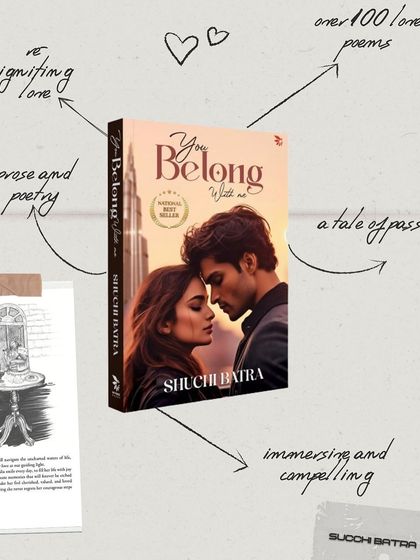 Showcasing "You Belong With Me" as a must-read, this graphic demonstrates our role as tastemakers in the romance and poetry genres.