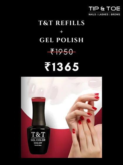 Keep your extensions looking fresh with our offer on T&T Refills and Gel Polish.