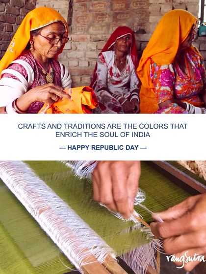 Crafts and traditions are the colors that enrich the soul of India. On Republic Day, we celebrate the artisans who quietly and lovingly keep India’s traditions alive.