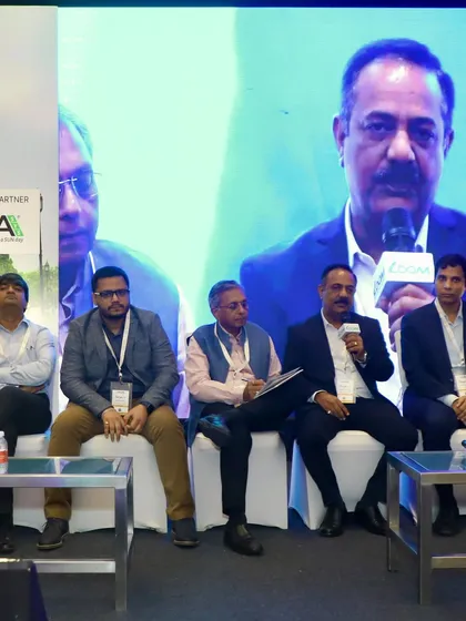 My team participating in a panel discussion at Suryacon Delhi 2025. We were honored to receive the Indian National Award for Solar, Renewable Energy, and Sustainability.