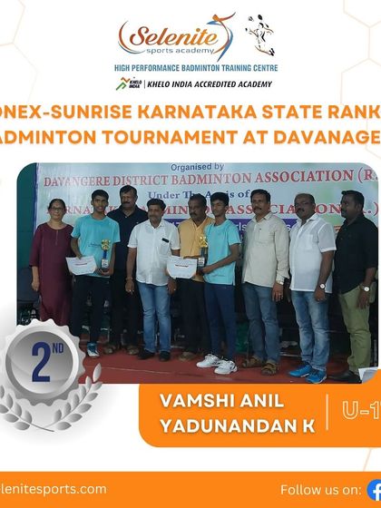 Selenite Sports - High Performance Badminton Training Our Champions' Podium Finishes photo 25