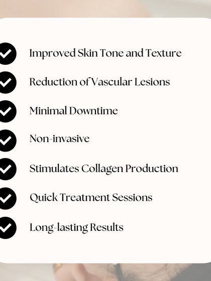 The benefits of Lumecca are numerous: improved skin tone and texture, reduction of vascular lesions, minimal downtime, and long-lasting results from quick, non-invasive sessions.