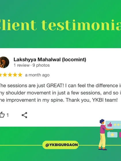 "I can feel the difference in my shoulder movement in just a few sessions, and so is the improvement in my spine." It's all about functional movement and real-life benefits.