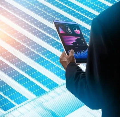 We integrate AI-based web monitoring systems for real-time asset management. This allows us and our clients to track performance, identify issues proactively, and ensure the solar plant is operating at peak efficiency.
