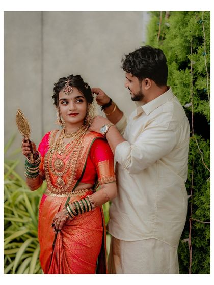 A sweet, candid moment as the groom helps his bride with her hair. These small, unscripted acts of love are the moments I cherish capturing.