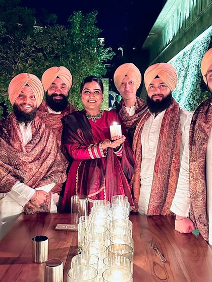 The full team of 'Varsha Singh Dhanoa Live'. We are a family of musicians dedicated to creating soulful experiences.