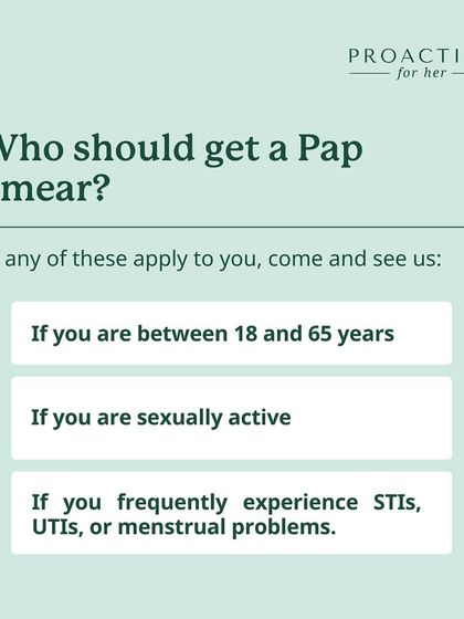 Who should get a Pap smear? It's generally recommended for women between 18 and 65, especially if you are sexually active or have frequent STIs or UTIs.