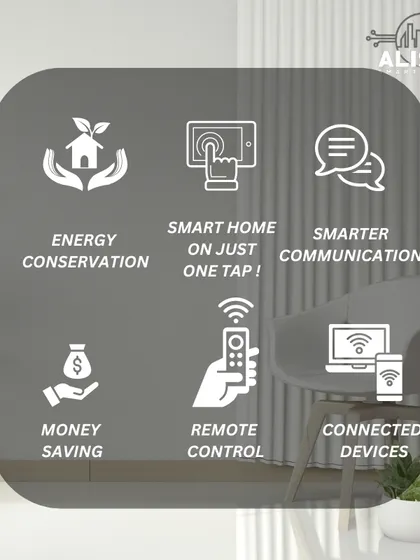 We focus on benefits that make a real difference. Our system is built for energy conservation, money savings, remote control, smarter communication, and connecting all your devices on one simple platform.