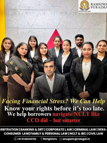 Our team is here to help you navigate financial stress. We help borrowers use the NCLT process smartly, learning from cases like CCD to achieve a better outcome.