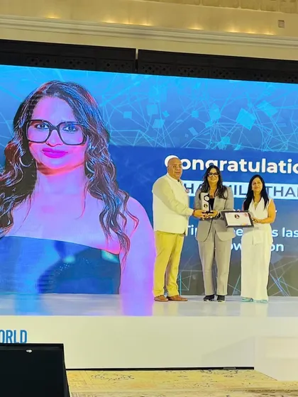 A proud moment for me and my team. Receiving the Fashion & Lifestyle Woman Entrepreneur of the Year award is a testament to our dedication and vision.