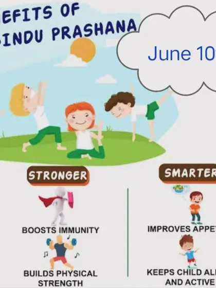 This graphic outlines the key benefits of Suvarnabindu Prashana. My goal with this treatment is to help children become stronger by boosting immunity and physical strength, and smarter by improving appetite and alertness.