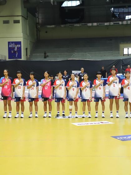 The team from Chinese Taipei is presented during the opening ceremony. We ensure every participating nation receives a proper welcome.