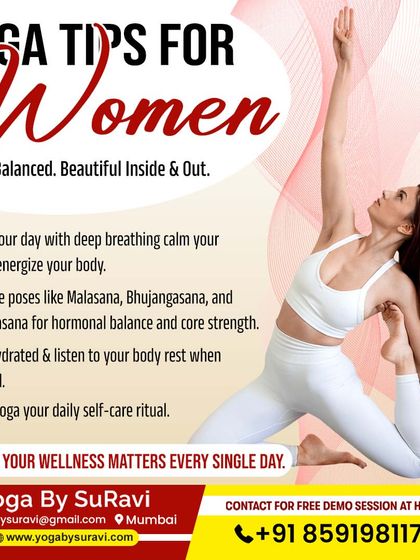Our yoga tips for women focus on building strength and balance from the inside out, with poses like Malasana and Bhujangasana for hormonal health.